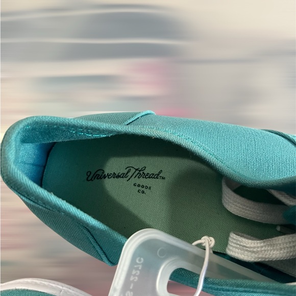 Universal Thread Teal Canvas Sneakers - Picture 4 of 5